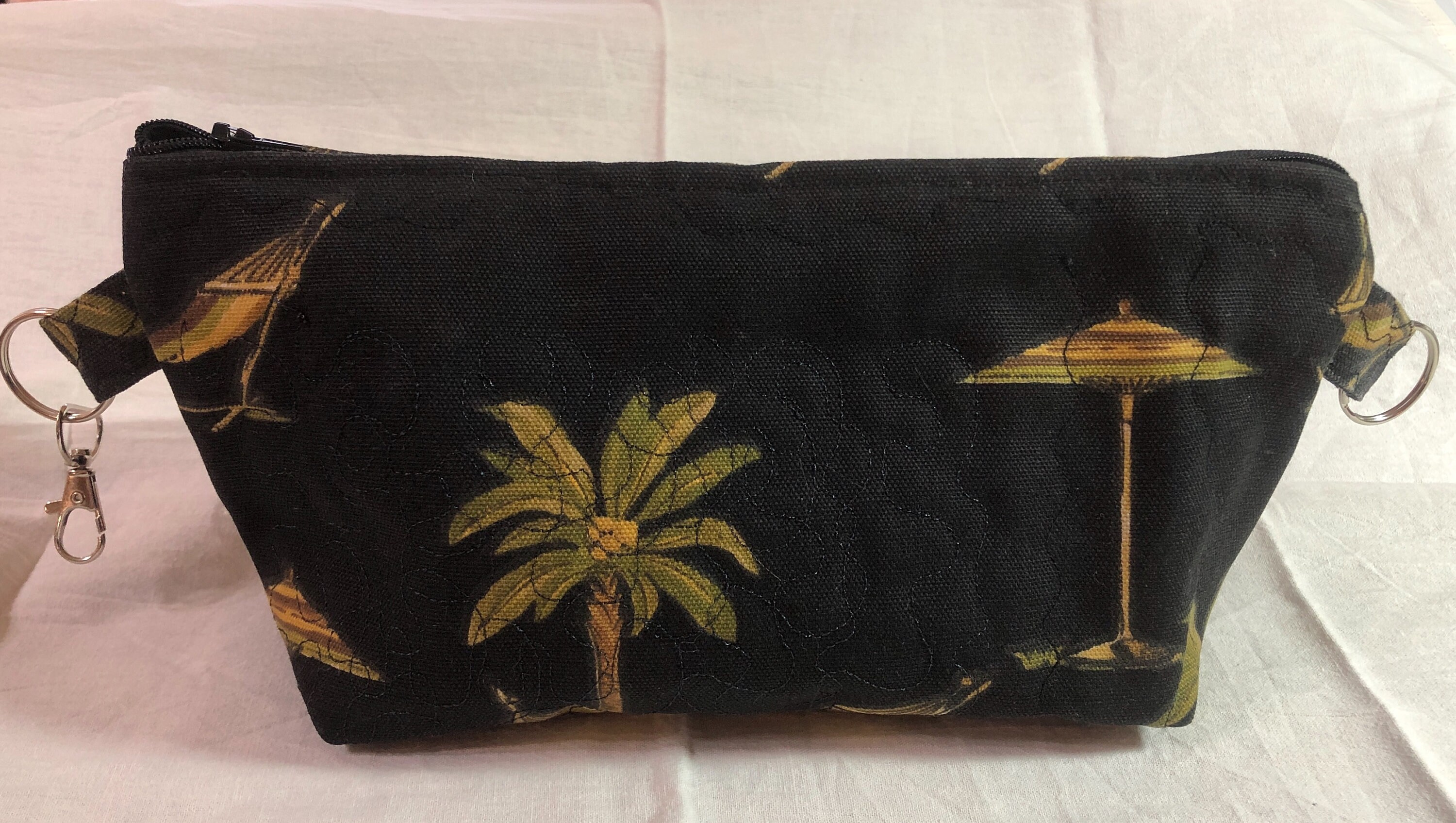 green and gold bag