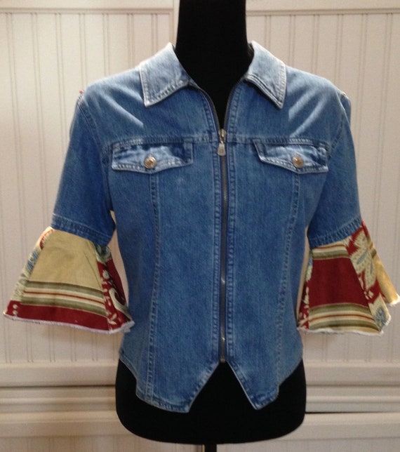 off white womens denim jacket