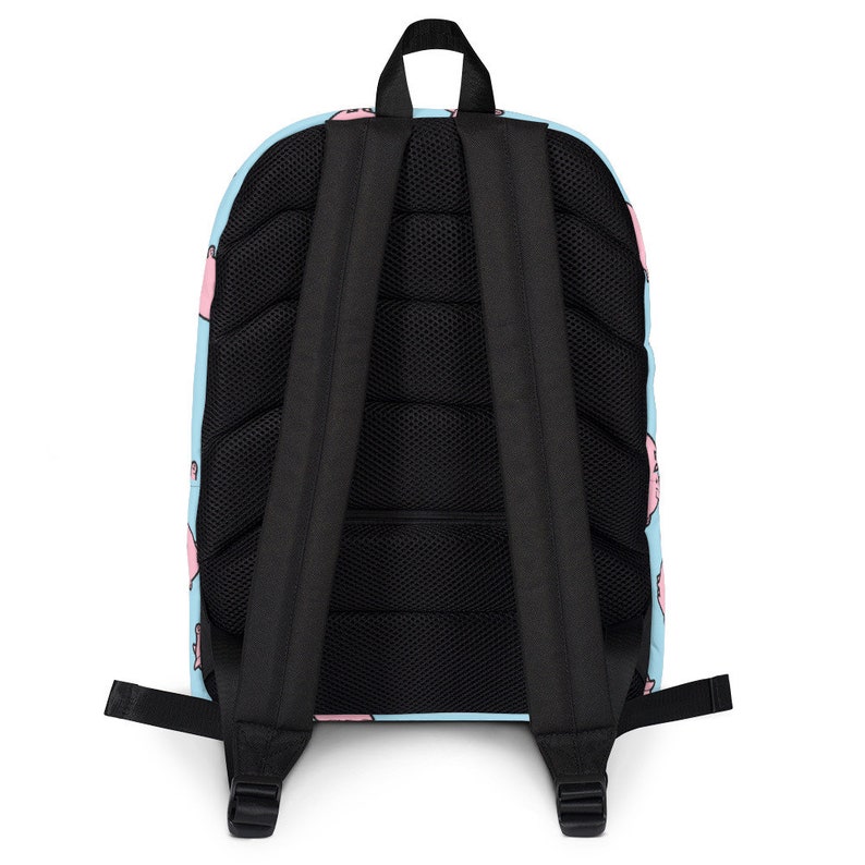 Pastel Pig Backpack Pastel Goth Aesthetic Soft Grunge Skater Bag Fairy Kei Schoolbag