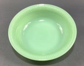 Vintage 5 7 8 Jadeite Fire King Green Oven Glass Jane Ray Salad Bowl