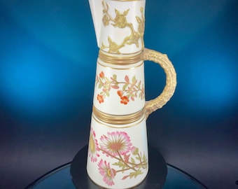Royal Worcester Porcelain Claret Jug - Pattern 1047