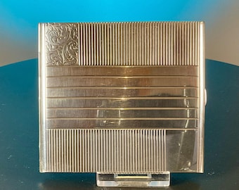Art Deco Franz Bibus & Sohn 900 Silver Cigarette - First Czech Republic Perio