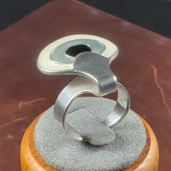 Toril Bjorg for David-Andersen - Enameled Sterlin… - image 2