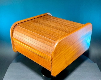 Kalmar Designs Teak Box w/ Tambour Top