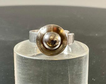 Vintage Swedish Modern Sterling Silver Ring by Axel Holm