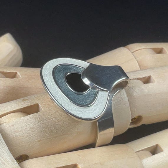 Toril Bjorg for David-Andersen - Enameled Sterlin… - image 6