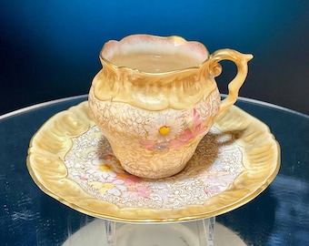 Doulton Burslem Spanish Ware Cabinet Cup & Saucer by George White (A)