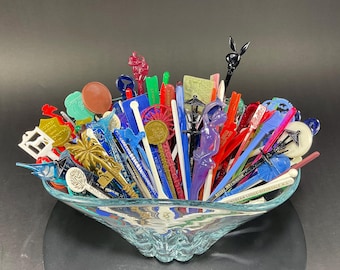 Large Swizzle Stick Collection (110+)