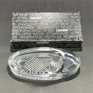Dansk Crystal Bowl - Etsy