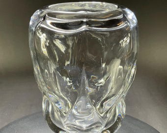 Vintage Val St Lambert Lead Crystal Vivi Vase