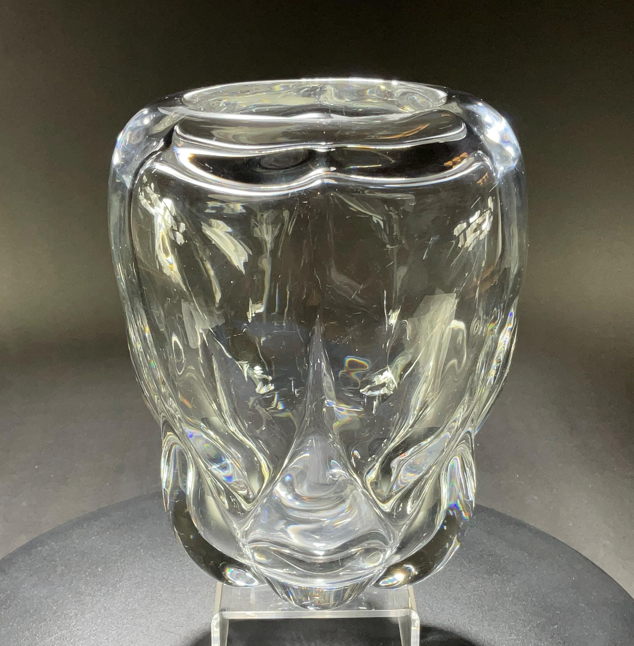 Val St Lambert Vase - Etsy