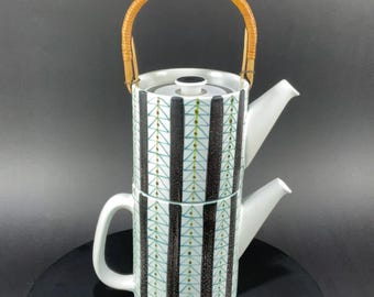Double Tea Pot / Coffee Pot by Stig Lindberg for Gustavsberg Fabriker Sweden