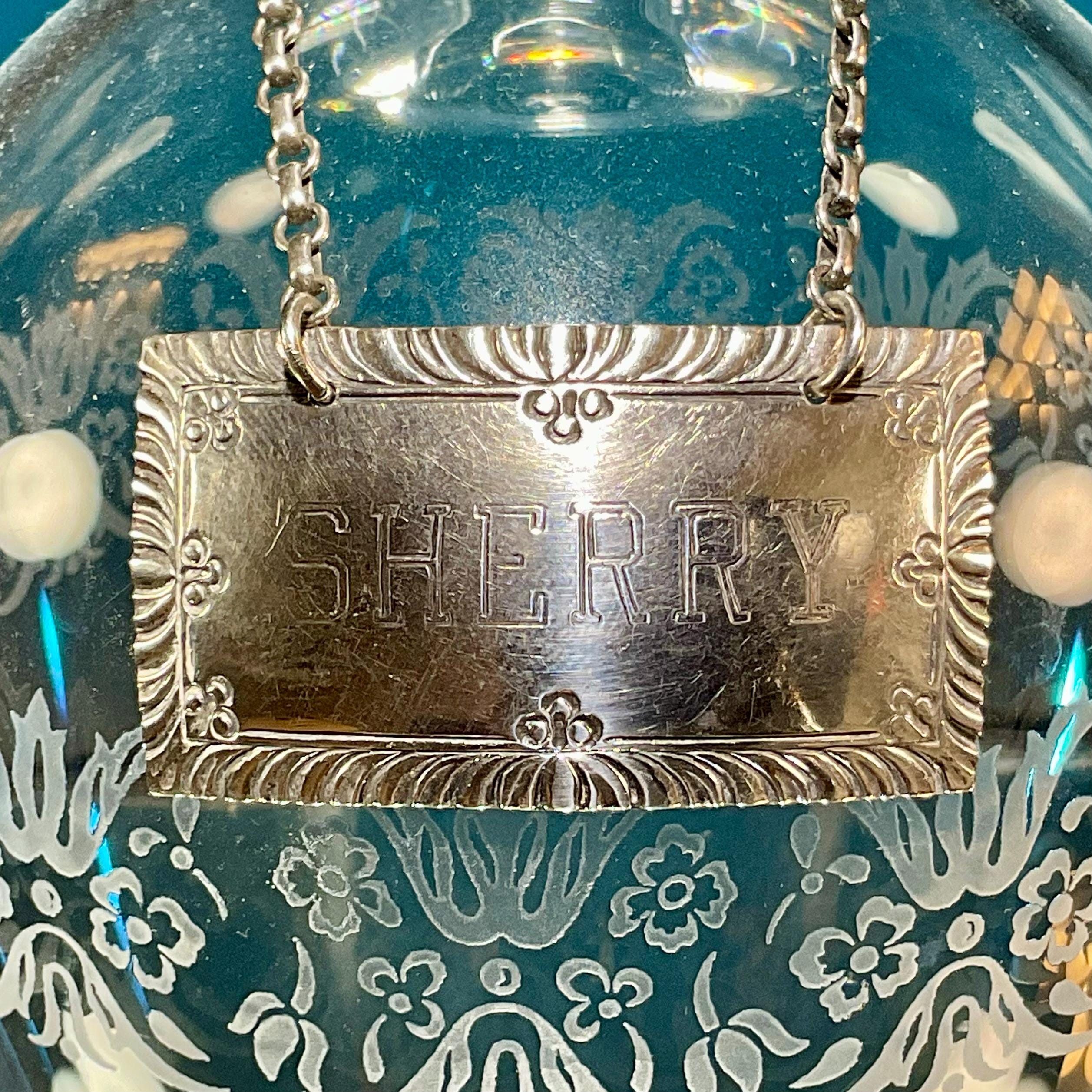 Vintage Sherry Bottle - Etsy