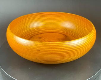 Signed Paavo Asikainen Turned Wood Bowl