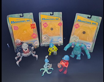 Disney Pixar Monster Inc 2001 Figurine Set - Hasbro International Inc