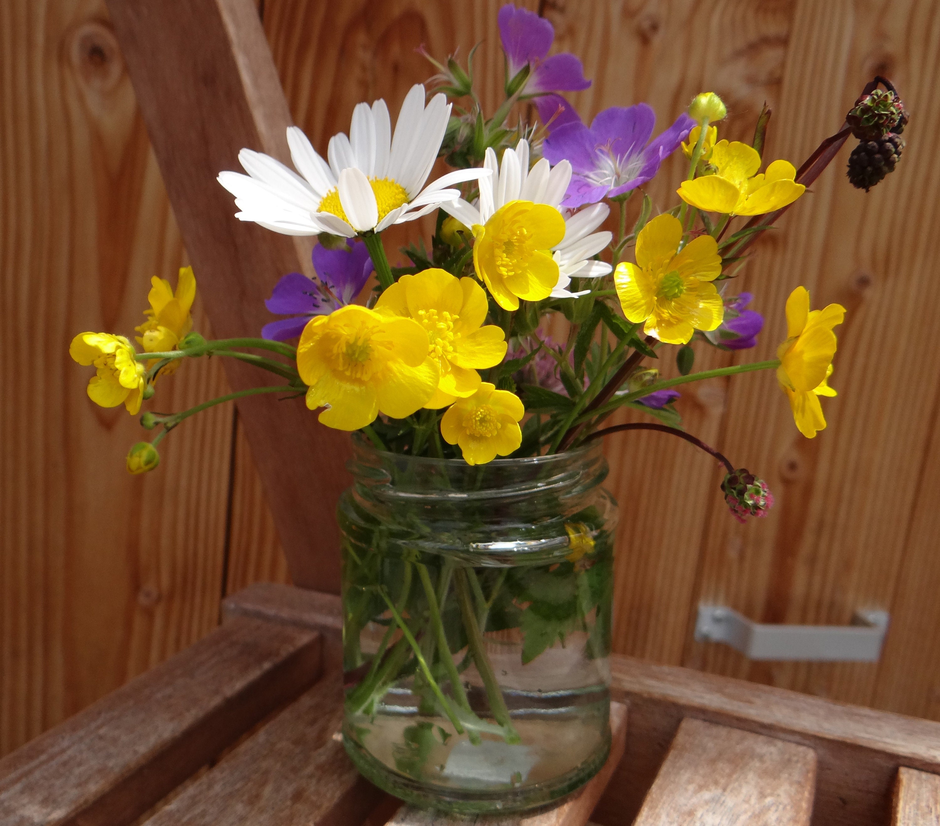 Wild Flowers in a Jam Jar Watercolour Tutorial - Etsy