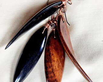 Bamboo Leaf Earrings