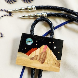 Bolo Tie Colorado Mountains