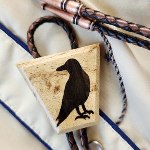Bolo Tie Crow Keystone