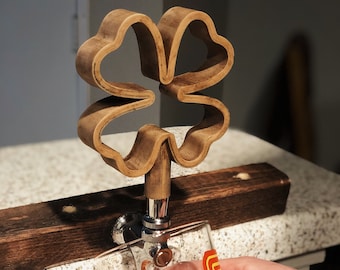 Shamrock Beer Tap Handle