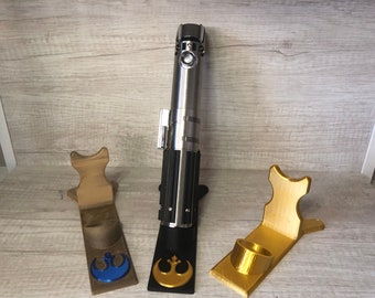 Customizable Vertical Lightsaber Stand for Star Wars Galaxy's Edge