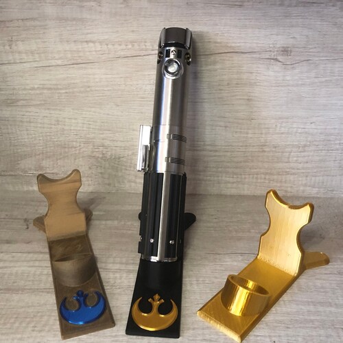 LED Lightsaber Stand Galaxy's Edge Lightsaber Stand Etsy
