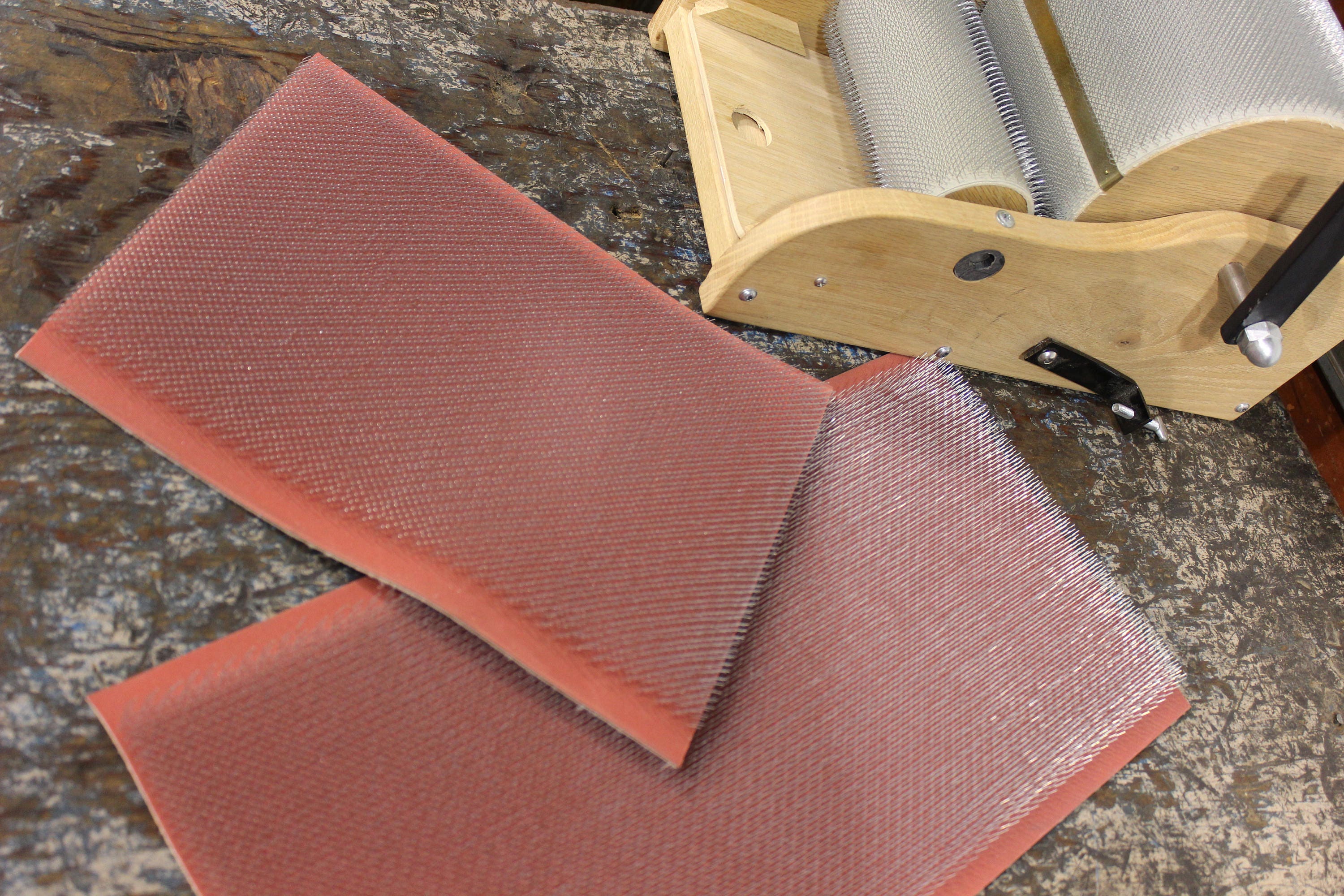 Drum Carder Kit 2ft 120 TPI 1ft 90 TPI Carding Cloth Etsy