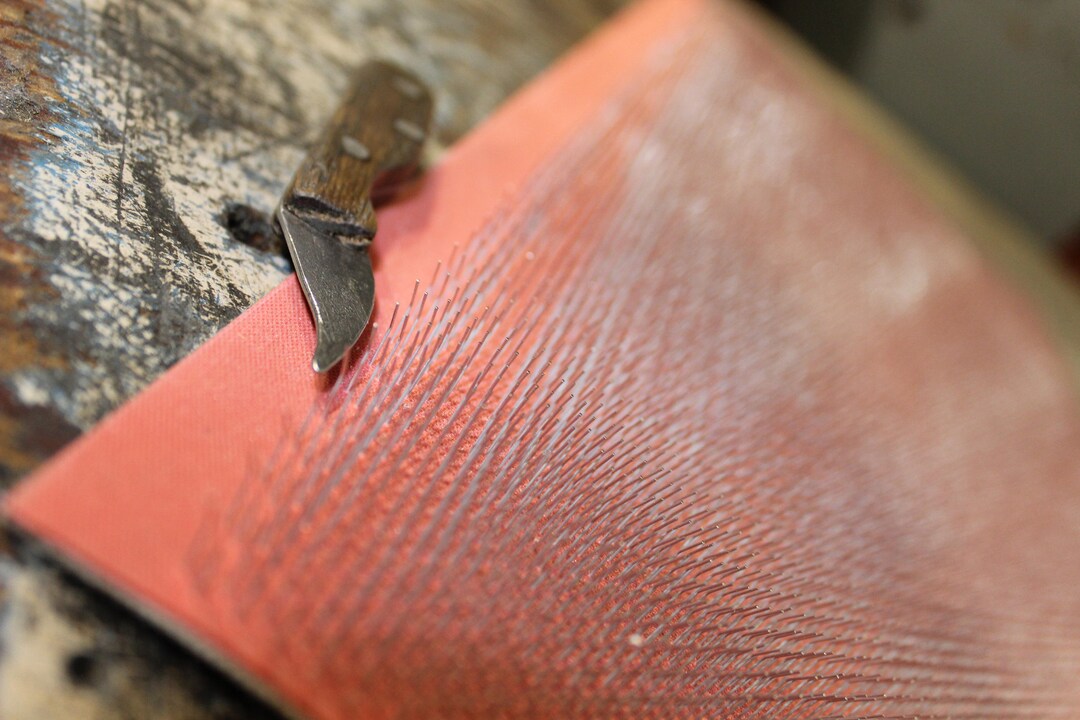 72 TPI Premium Carding Cloth With Red Foundation Color Sold Etsy