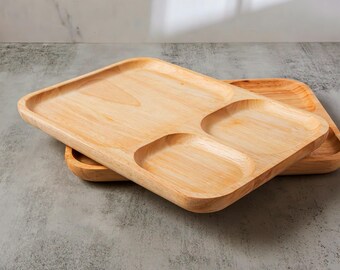Organisateur de plateau en bois d'érable