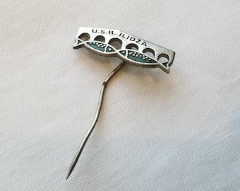 Udruženje Sportskih Ribolovaca Ilidža Sport Fishing Yugoslavia Vintage Stick/Lapel Pin