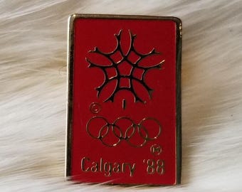 Calgary 1988 Winter Olympic Games Collectible Souvenir Pin