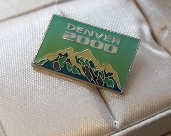 Denver 2000 Collectible Vintage Metal Enamel Pin. USA.