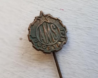 Union of Automobile Drivers AMS Yugoslavia Vintage Stick/Lapel Pin
