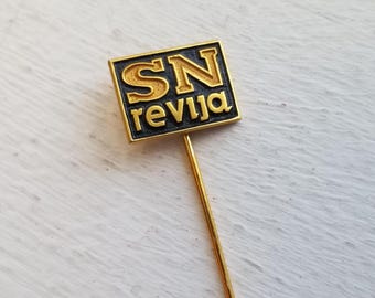 SN Revija Yugoslavian/Croatian Sports Magazine Vintage Stick/Lapel Pin