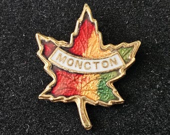 Moncton, NB Enamel Lapel Pin