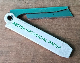 Miniature Pocket Folding Razor Utility Knife Abitibi Provincial, Ontario