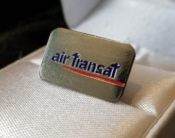 Air Transat Vintage Collectible Canadian Airline Lapel Pin