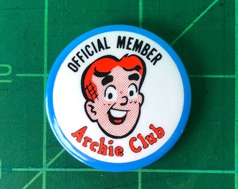 Vintage Button Archie Club Official Member