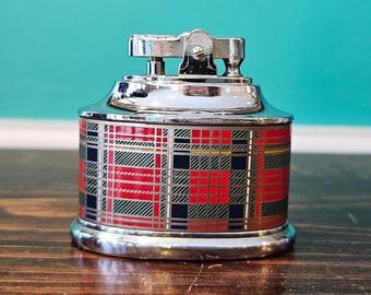 Vintage Tartan Design Promotional Table Lighter Stewart Wholesale Barrie Ontario