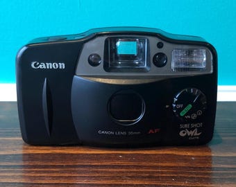 Canon Sure Shot OWL AF 1990's 35mm Point and Shoot Camera