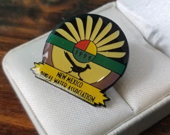 New Mexico Rural Water Association 1999 Metal Enamel Pin. USA.
