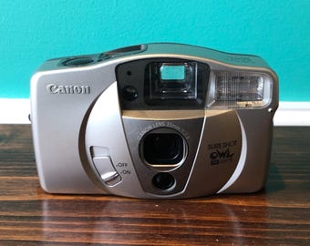 Canon Sure Shot OWL PF 1990's 35mm Point and Shoot Camera