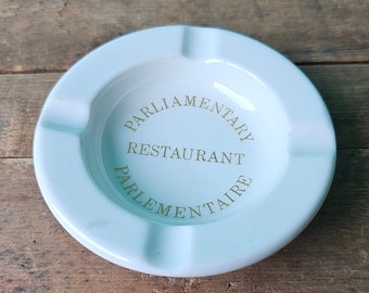 1950s Ashtray Parliamentary Restaurant Parlementaire