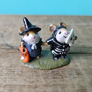 ヴィンテージ　We Forest Folk クリスマスストッキングを持つネズミ Wee forest folk - Etsy 日本