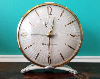 Westclox "Clock of Tomorrow" Alarm Clock. 1950s. Canada.