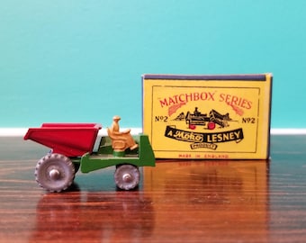 Matchbox Series #2A. Muir Hill Dumper. 1953-1954. Moko Lesney England.