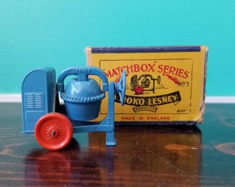 Matchbox Series #3A Cement Mixer. 1953-1962. Moko Lesney England.