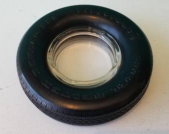 Firestone 721 Tire 1970s Collectible Advertising Ashtray
