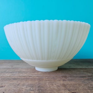 Textured Milk Glass Lamp Shade