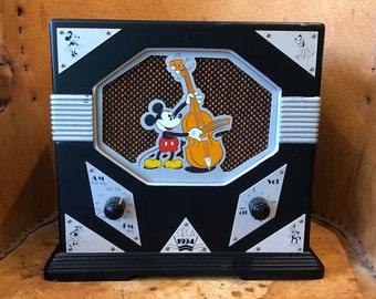 1997 Mickey Mouse Collectible AM/FM Radio